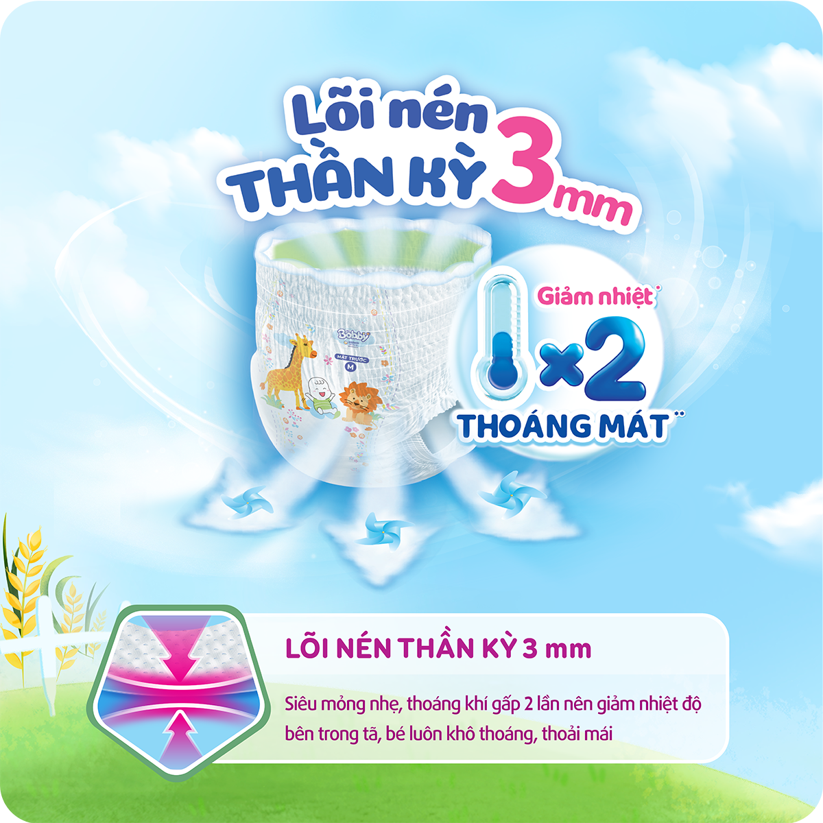 Bỉm - Tã quần Bobby size XXXL 29 miếng (cho bé từ 20-35kg) - Ảnh 3