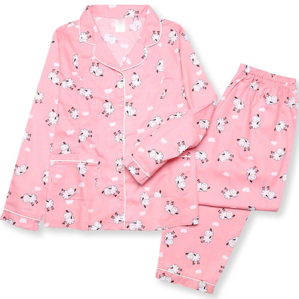 Bộ dài tay cho mẹ sau sinh Bibo's cừu hồng