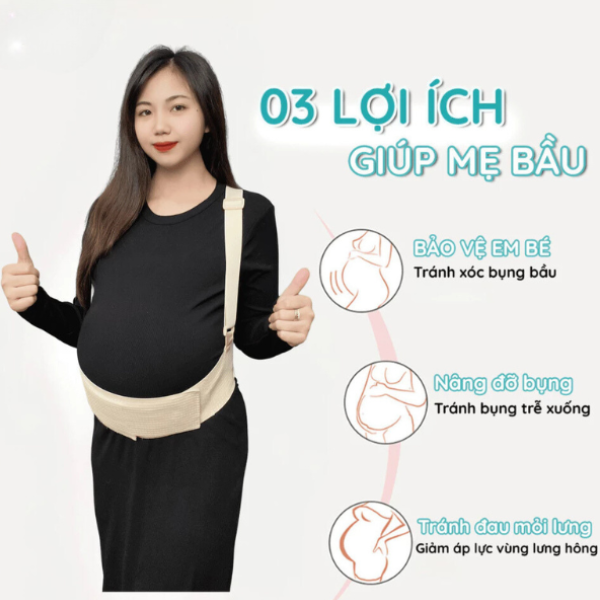 Đai đỡ bụng bầu đa năng - Ảnh 2