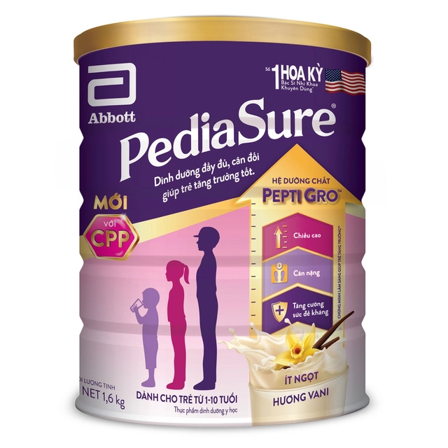 Sữa PediaSure BA ít ngọt cho bé 1-10 tuổi (hương vani) - Ảnh 5