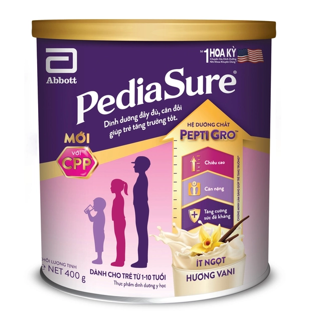 Sữa PediaSure BA ít ngọt cho bé 1-10 tuổi (hương vani) - Ảnh 4